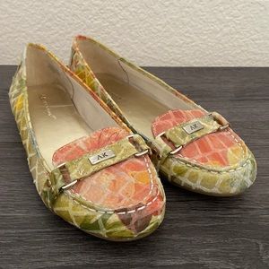 Anne Klein Slip-On Floral Flats Loafers Style AK7SADYA